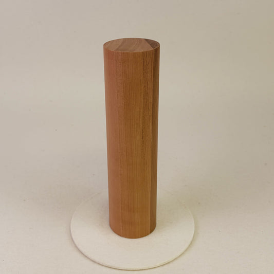 Tierurne aus Elsbeere – Stele, Rund, Glatt, 0,45L