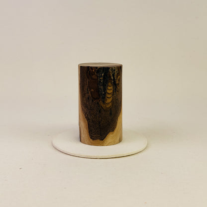 Tierurne aus Nussbaum – Stele, Rund, Glatt, 0,3L