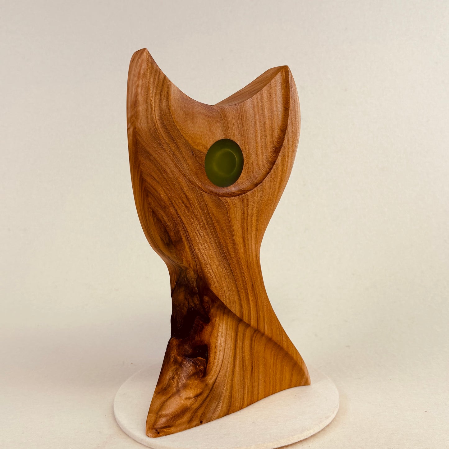 Engel mit Lichhtpunkt - grün