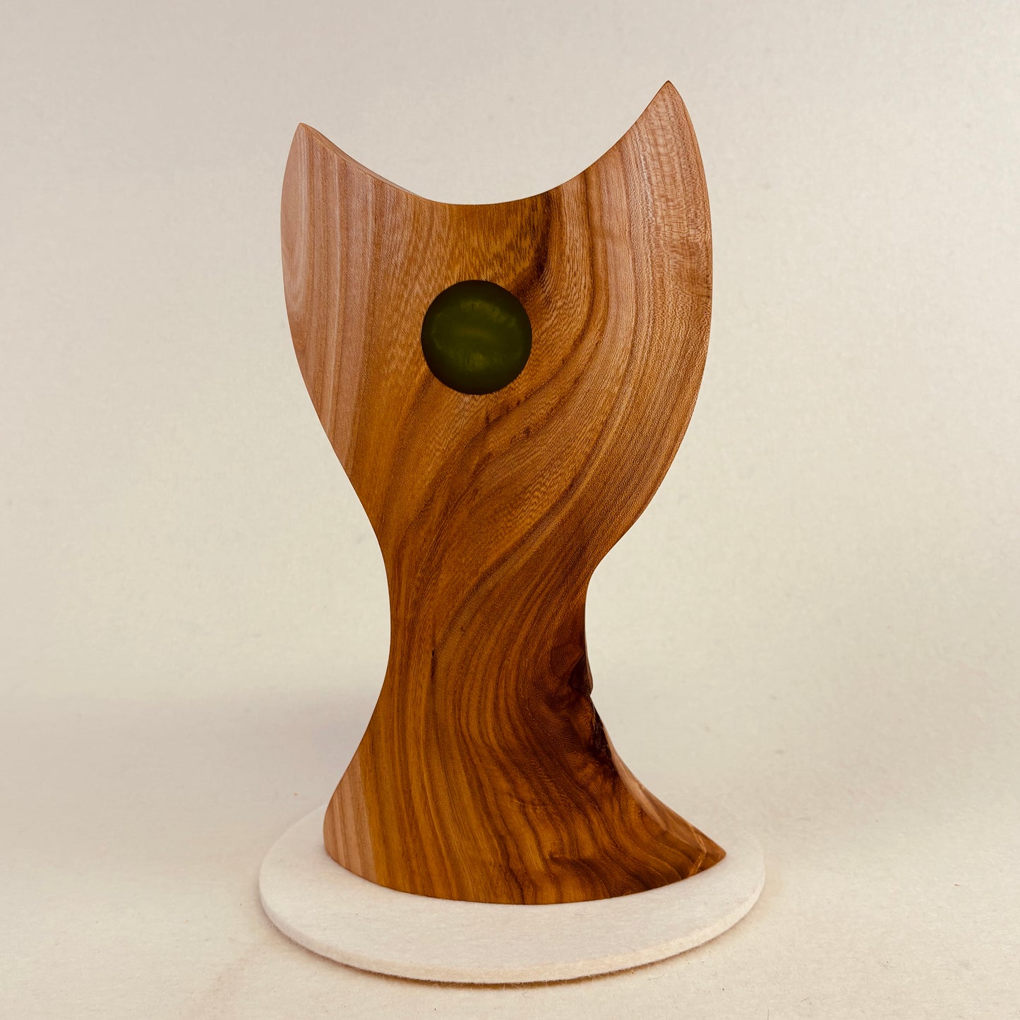 Engel mit Lichhtpunkt - grün