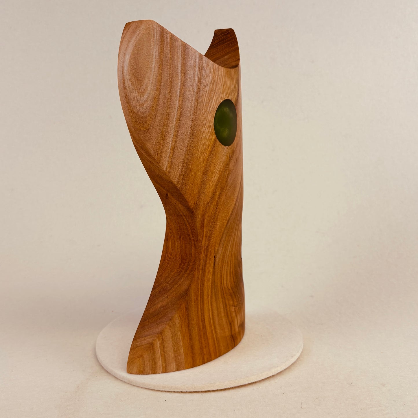 Engel mit Lichhtpunkt - grün