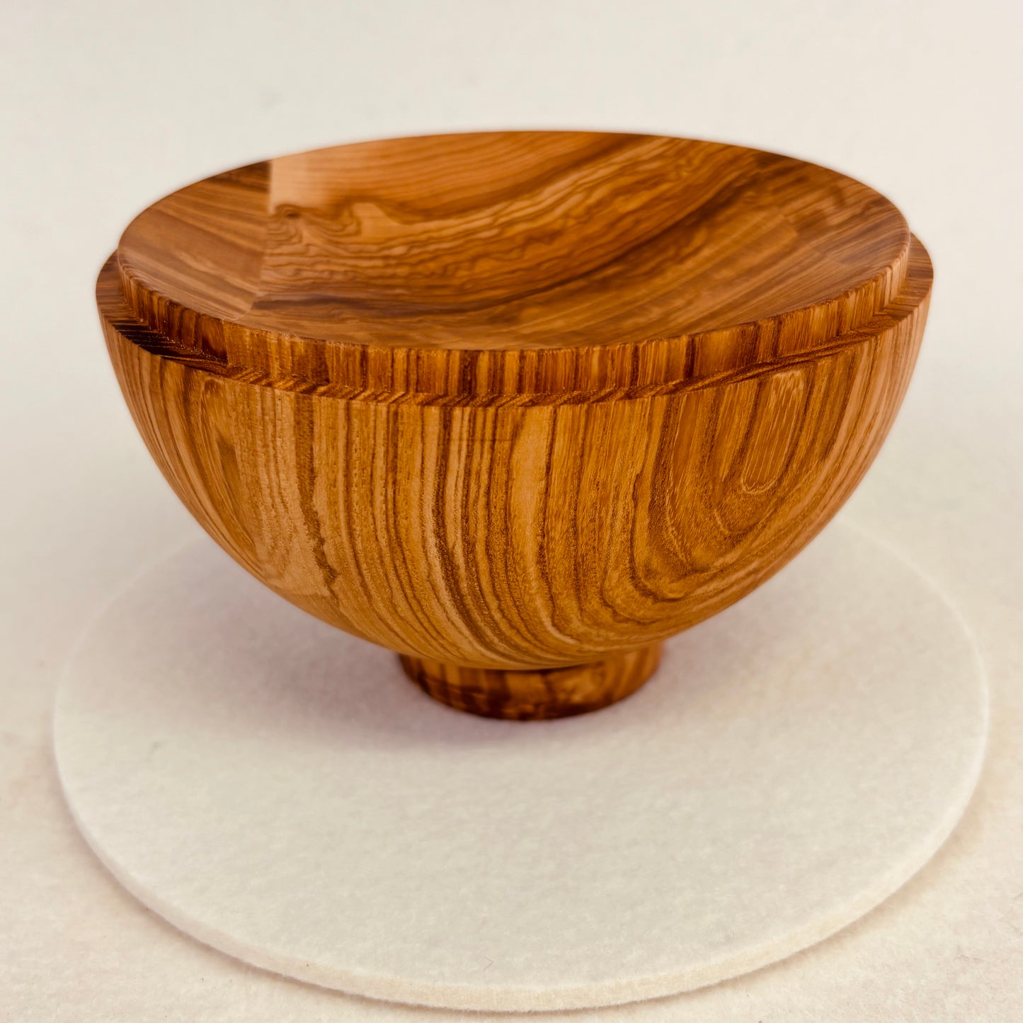 Holzkugel - Zwei Halbkugeln als Schale