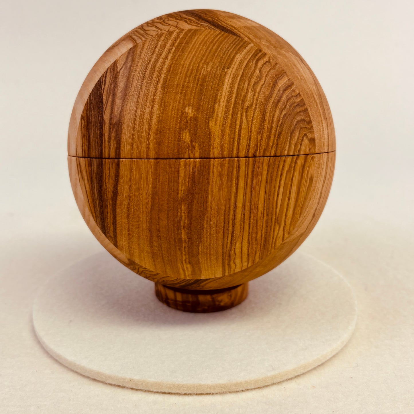 Holzkugel - Zwei Halbkugeln als Schale