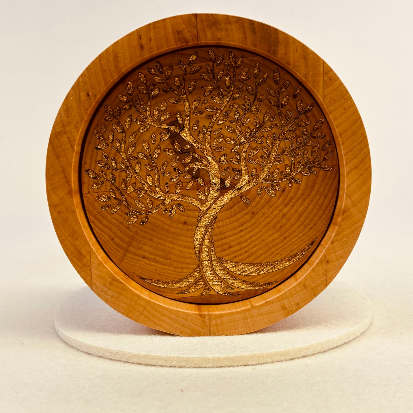 Lebensbaum vergoldet