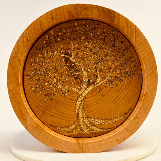 Lebensbaum vergoldet