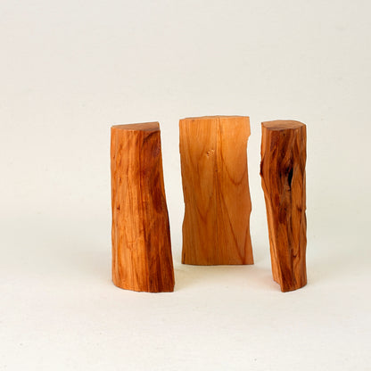 Erinnerungsstück aus Holz: Verbundenheit klassisch - 3-Teilig (aufgespalten)