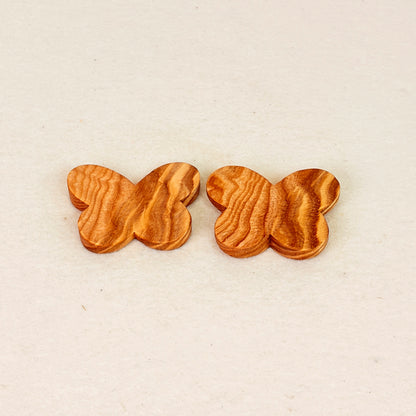 Erinnerungsstück aus Holz: Handschmeichler Schmetterling - 2 aus 1