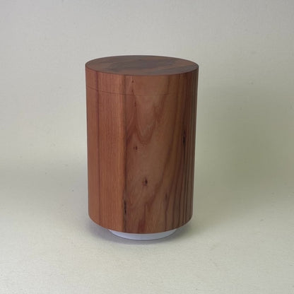 Holzurne aus Ulme mir glatter Form – 338